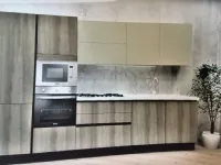 Cucina a PREZZI OUTLET in laminato materico Aran -51%