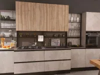 Cucina Aria moderna altri colori Febal lineare scontata 61%