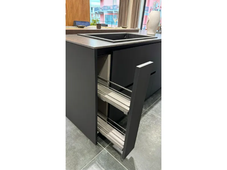 Cucina altri colori design con isola Armony Kappa a soli 9890€