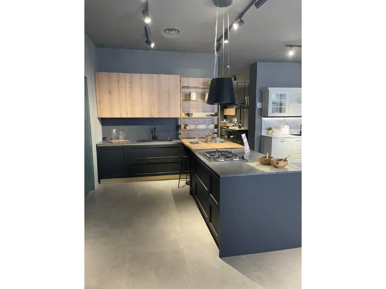 Cucina Arredo3 moderna con penisola altri colori in laccata opaco Cv 658 cucina alma arredo3
