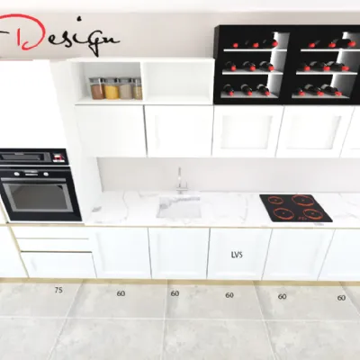 Cucina Arredo3 Meg  OFFERTA OUTLET sconto 46% 