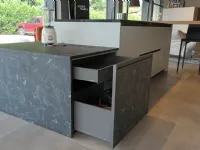 Cucina grigia moderna ad isola Cucina con isola mod. kronos Arredo3 scontata