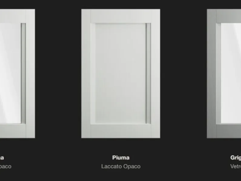 Cucina frida composizione 5 moderna rovere chiaro Arredo3 lineare scontata 40%