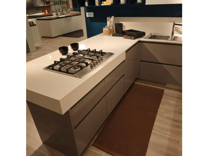 Cucina Time con penisola Arredo3 con un ribasso imperdibile