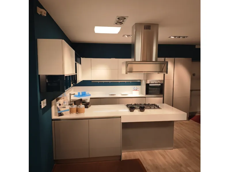 Cucina Time con penisola Arredo3 con un ribasso imperdibile