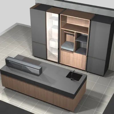 CUCINA con isola Arrital Ak project SCONTATA 50%