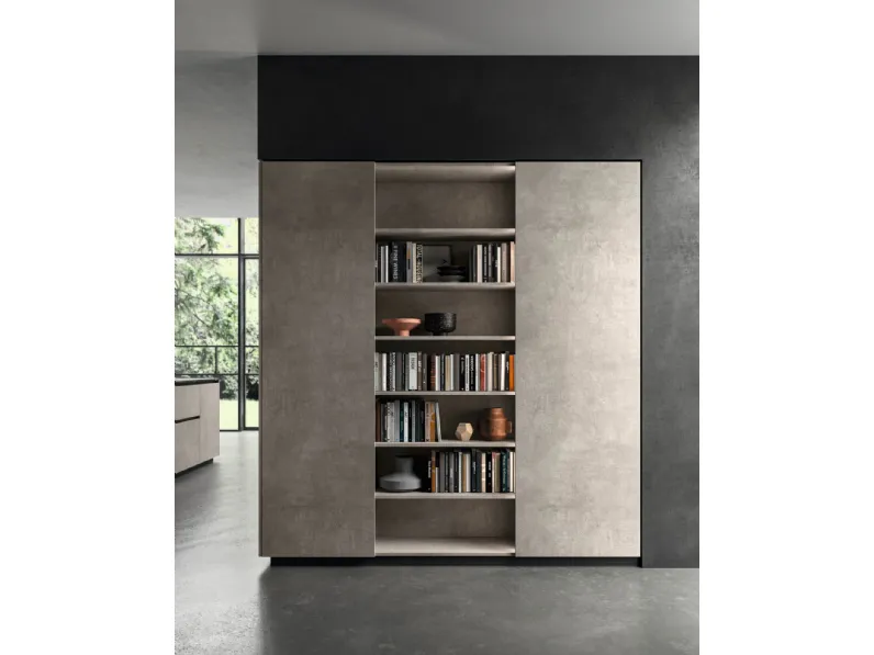 Cucina grigia design con isola Julia Artigianale a soli 18756 Euro