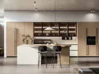 Cucina Asia 05 con penisola Arredo3 con uno sconto imperdibile