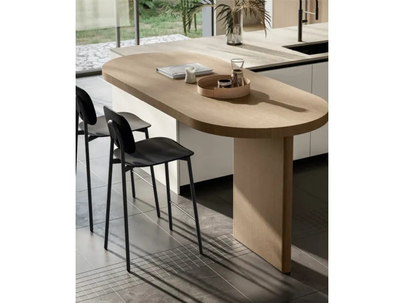 Cucina Asia 05 con penisola Arredo3 con uno sconto imperdibile