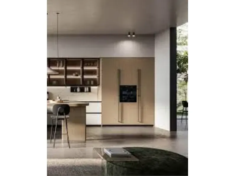 Cucina Asia 05 con penisola Arredo3 con uno sconto imperdibile