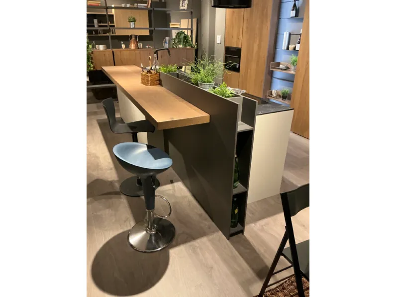 Cucina design con isola Asia Arredo3 a prezzo scontato