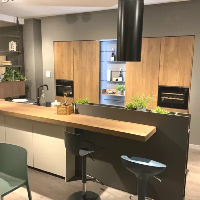 Cucina design con isola Asia Arredo3 a prezzo scontato