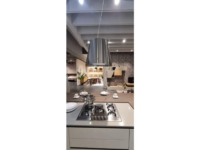 Cucina Veneta Cucine moderna ad angolo tortora in laccata opaco Av220 cucina oyster 