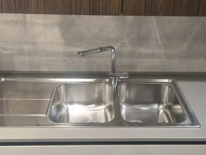 Cucina Veneta Cucine moderna ad angolo tortora in laccata opaco Av220 cucina oyster 
