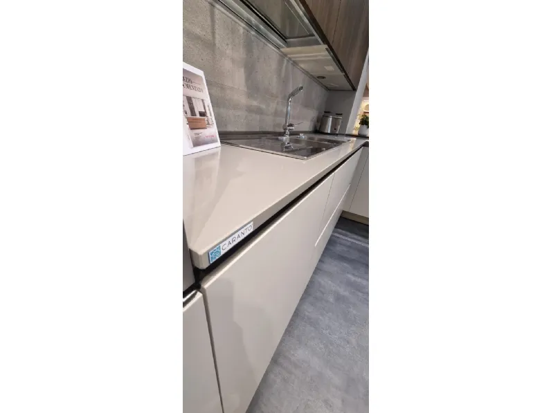 Cucina Veneta Cucine moderna ad angolo tortora in laccata opaco Av220 cucina oyster 