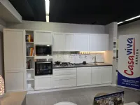 Cucina americana lineare Elsa  total white Net cucine a prezzo ribassato