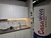 Cucina americana lineare Elsa  total white Net cucine a prezzo ribassato