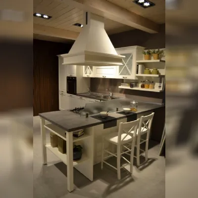 Cucina a PREZZI OUTLET in legno Lube cucine -70%