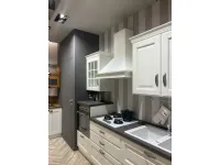 Cucina Baltimora classica bianca Scavolini lineare scontata 50%