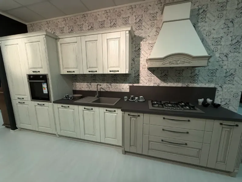 Cucina a PREZZI OUTLET in legno Arrex -30%