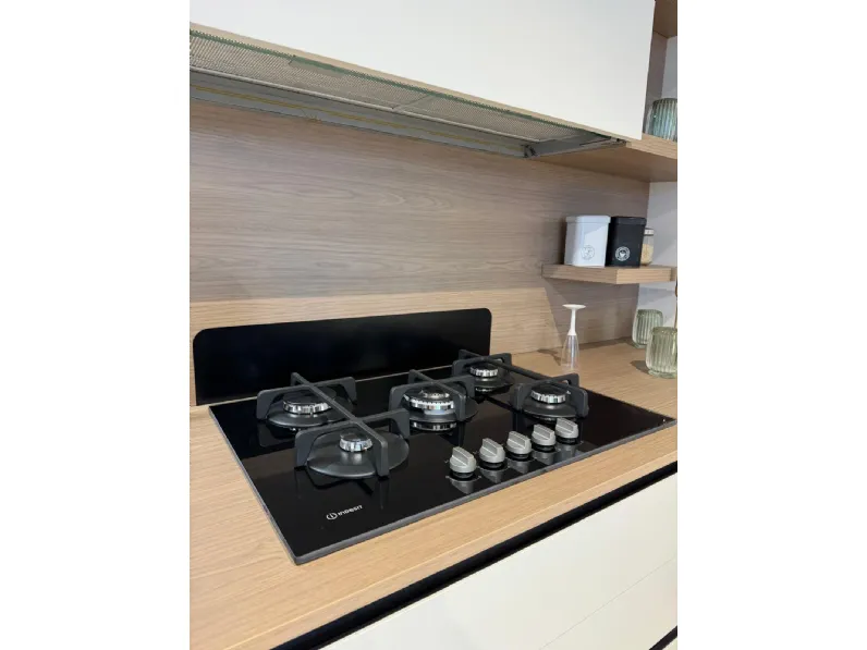 Cucina bianca design ad angolo Stosa Young a soli 8400€