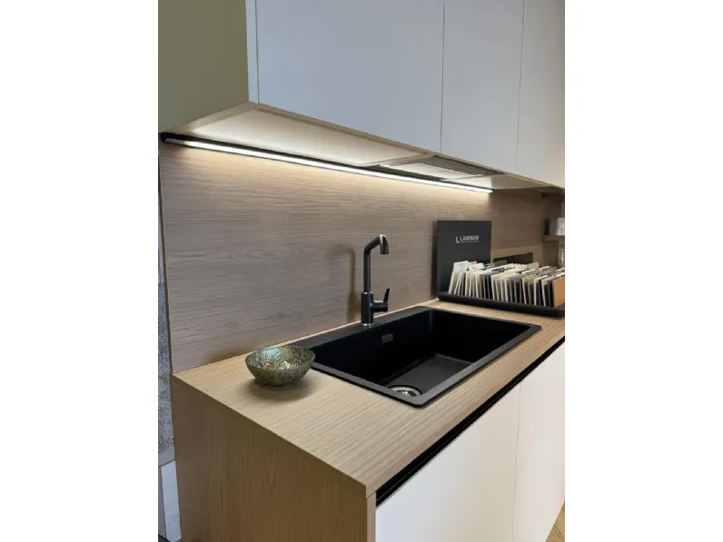 Cucina bianca design ad angolo Stosa Young a soli 8400€