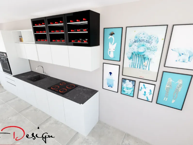 Cucina modello Sp22  Astra PREZZO SCONTATO 48%