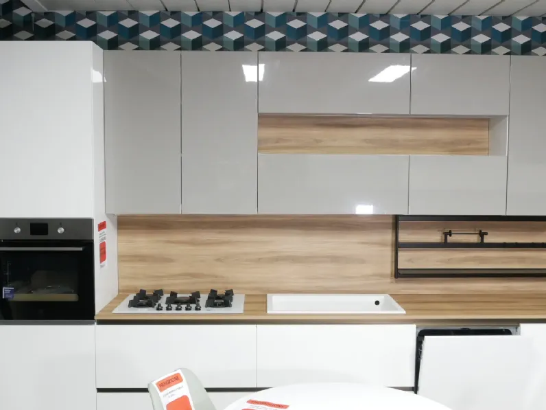Cucina bianca design lineare Mobilturi Cucina pop a soli 4990 Euro