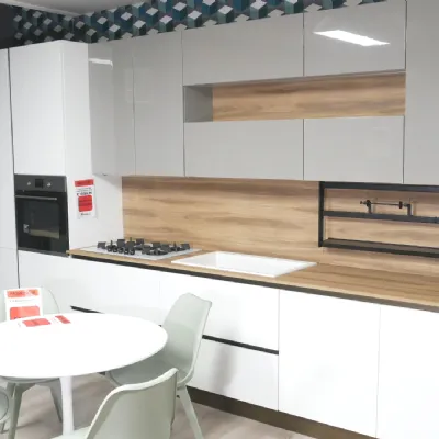 Cucina bianca design lineare Mobilturi Cucina pop a soli 4990 Euro