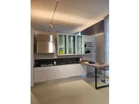 Cucina inglese con penisola Carattere  Scavolini a prezzo scontato