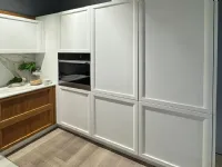Cucina La casa moderna ad angolo bianca in legno Brera