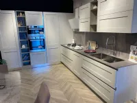 Cucina bianca moderna ad angolo Stosa City a soli 7650