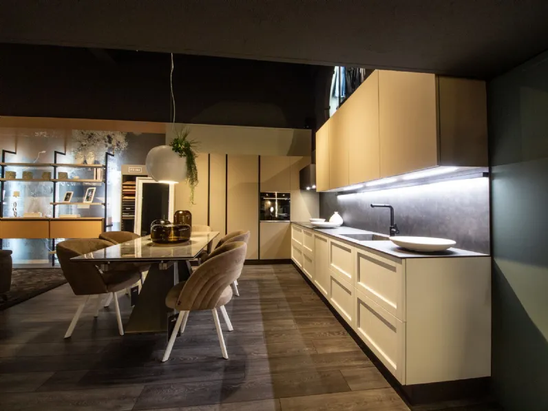 Cucina a PREZZI OUTLET in legno Prima cucine -40%