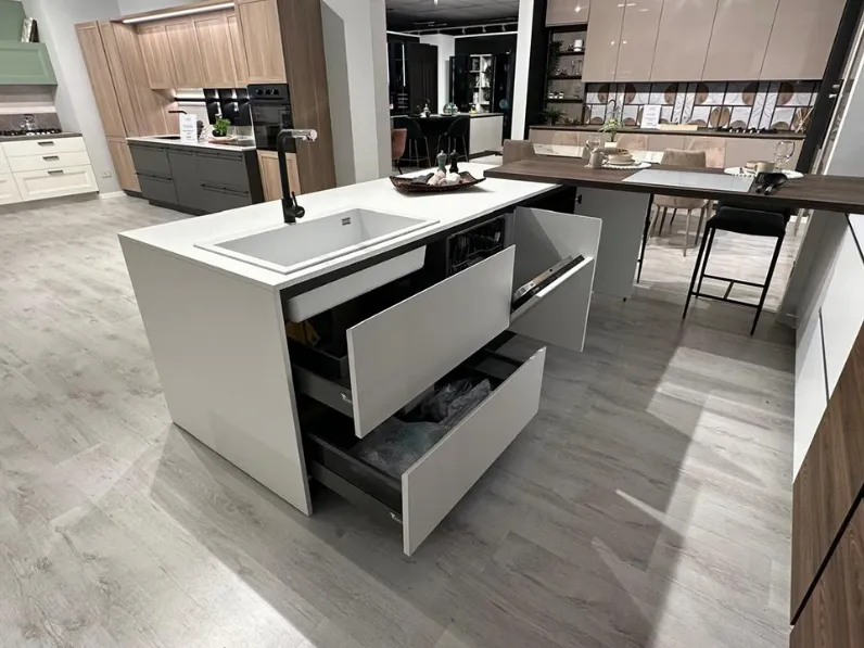 Cucina a PREZZI OUTLET in polimerico Mobilturi -54%