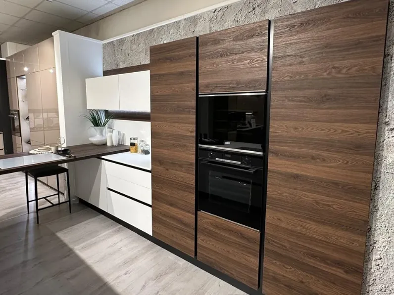 Cucina a PREZZI OUTLET in polimerico Mobilturi -54%