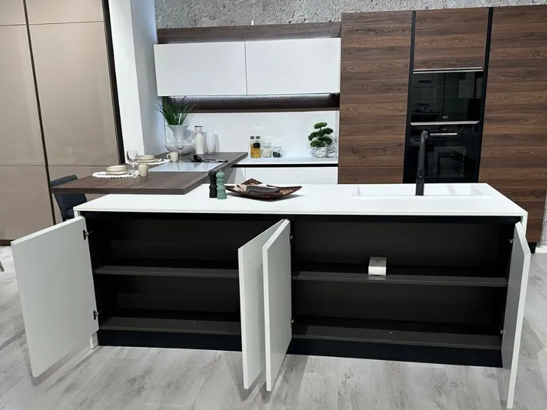 Cucina a PREZZI OUTLET in polimerico Mobilturi -54%