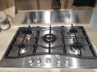 Cucina lineare in polimerico opaco bianca Cucina aria a prezzo ribassato