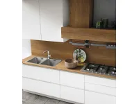 Cucina lineare moderna Infinity Stosa a prezzo ribassato