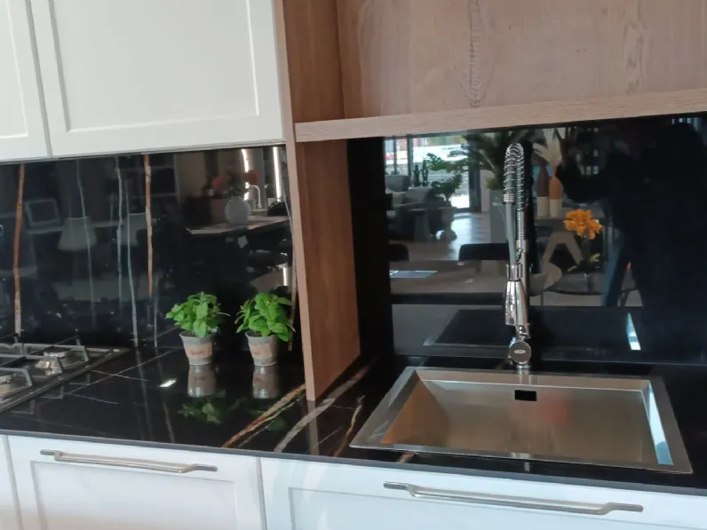 Cucina bianca provenzale ad angolo Telaio Imab a soli 6900€