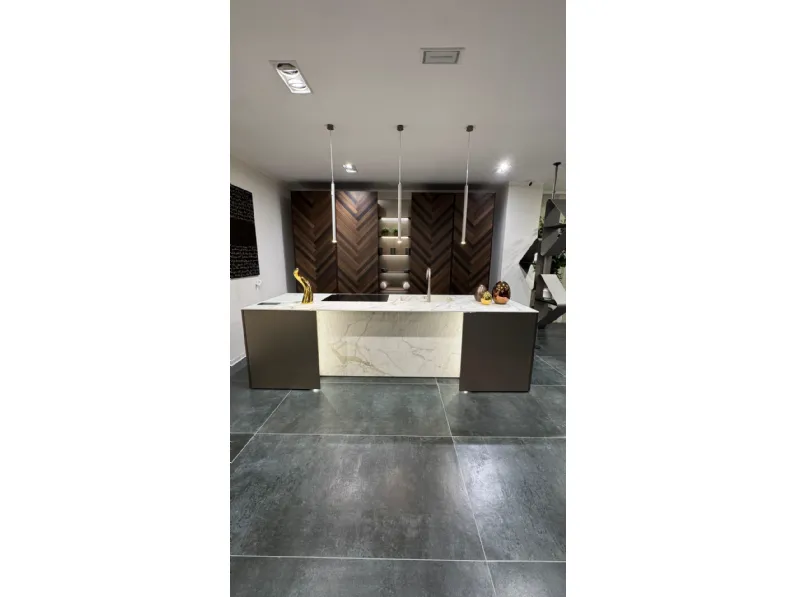 Cucina altri colori design con isola Binova Mantis a soli 26000 Euro