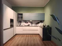 Cucina a PREZZI OUTLET in laminato materico Febal -50%
