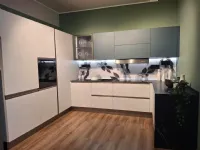 Cucina a PREZZI OUTLET in laminato materico Febal -50%