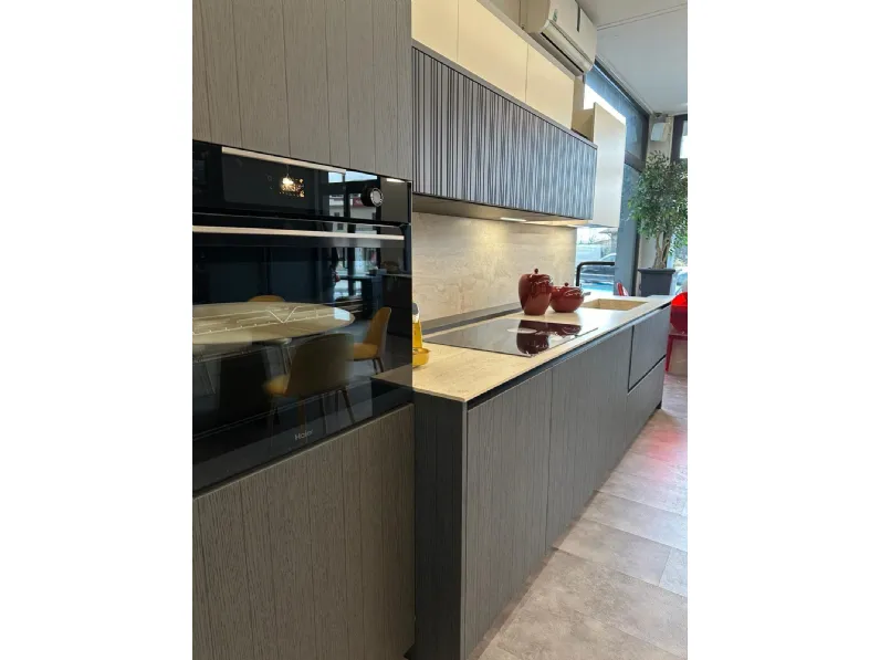 Cucina a PREZZI OUTLET in legno Binova -42%