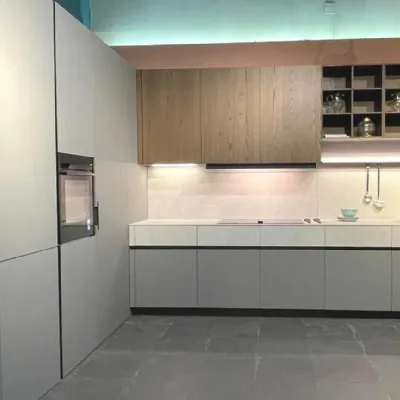 Cucina tortora moderna ad angolo Cesar Maxima 2.2 a soli 10500 Euro