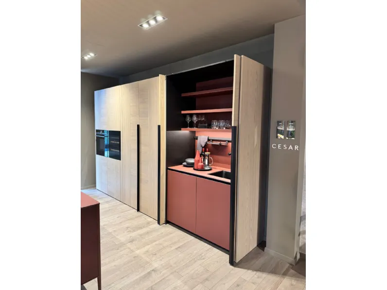 Cucina altri colori moderna con isola Cesar Unit a soli 29153 Euro