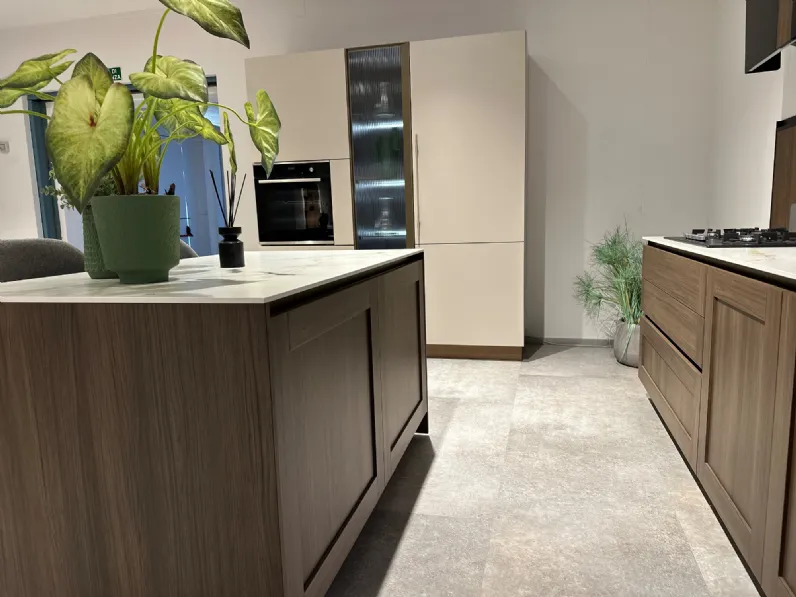 Cucina moderna con penisola City Stosa a prezzo ribassato