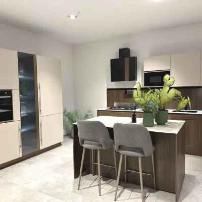 Cucina moderna con penisola City Stosa a prezzo ribassato