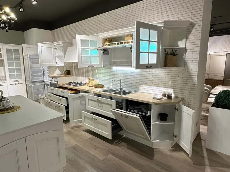 Cucina con isola Mobilturi Aisha SCONTATA 51%