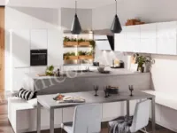Cucina Colombini casa moderna ad angolo grigio in legno Perry