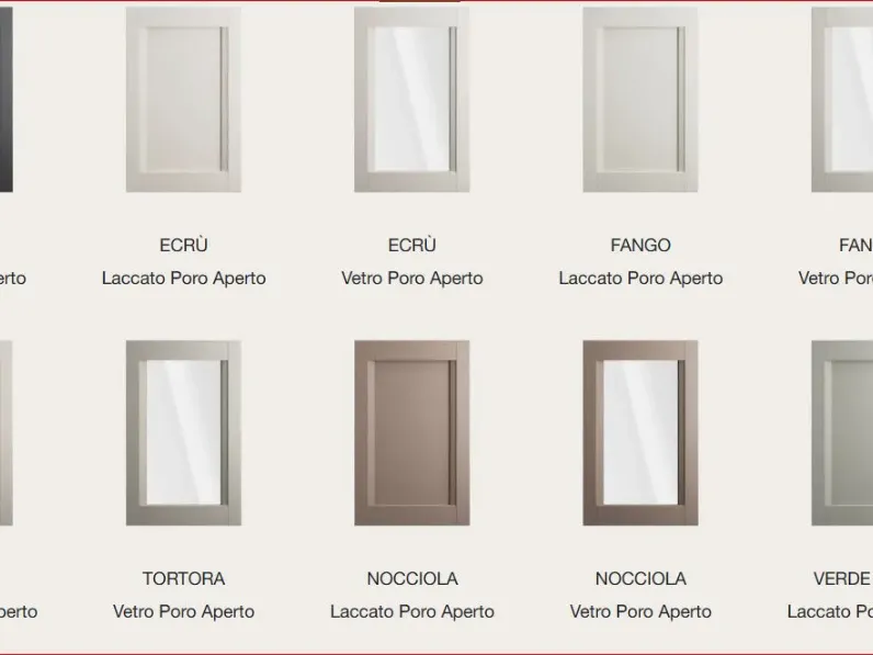 Cucina con isola Arredo3 Cucina frida composizione 6 SCONTATA 40%
